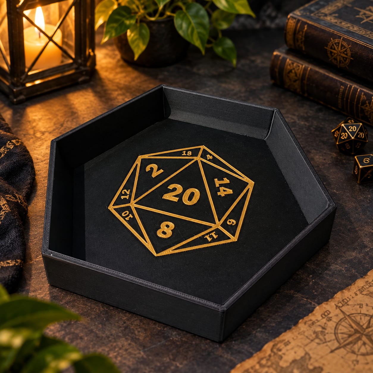 D20 Themed Dice Tray